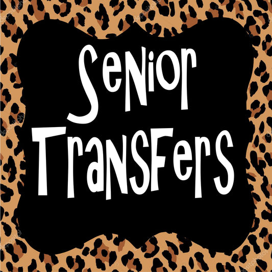 SENIOR SHIRTS and TRANSFERS